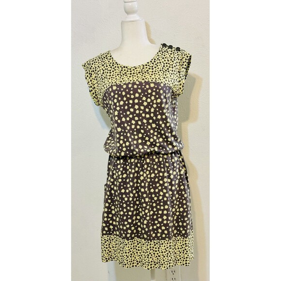 Boden Women Adelaide Size 8R Mini Dress Two Tone Boho Festival Button Detail - Picture 2 of 13